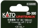 Kato 20-300 N Kreuzung links 15° 186mm (1 Stk.)