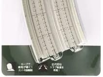 Kato 20-545 N Viadukt doppelgleisig gebogen R414/381mm 22,5° Übergangsgleis mit Plattenfahrbahn (1x L & 1x R)