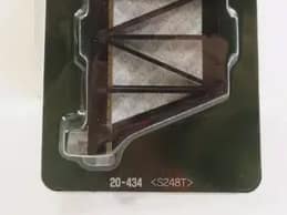 Kato 20-434 N Kastenbrücke gerade 248mm Schwarz (1 Stk.)