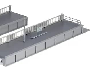 Kato 23-180 N Außenbahnsteig Kopfteil-Set (1x L & 1x R)