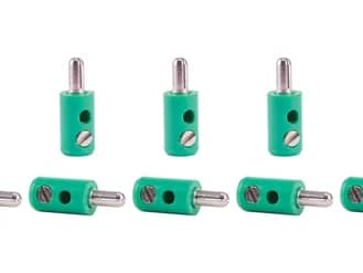 Viessmann 6872 Querlochstecker gruen, 10 Stu