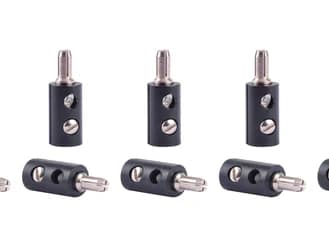 Viessmann 6877 Querlochstecker zwart, 10 S