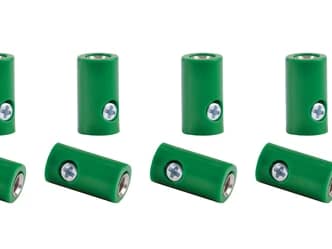 Viessmann 6881 Muffen gruen, 10 Stueck