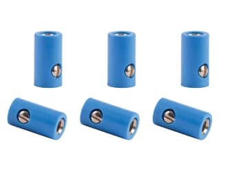 Viessmann 6883 Muffen blau, 10 Stueck