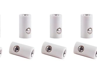 Viessmann 6887 Muffen weiß, 10 Stueck