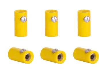 Viessmann 6879 Muffen gelb, 10 Stueck