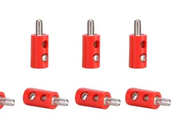 Viessmann 6871 Querlochstecker rot, 10 Stuec