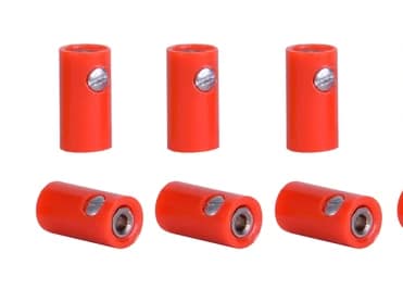 Viessmann 6880 Muffen rot, 10 Stueck