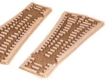 PECO ST-262 1/76 TURNOUT BALLAST INLAY Y MEDIUM RADIUS