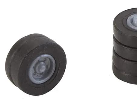 Faller 163110 1:160 BANDEN EN VELGEN VOOR N-VRACHTWAGEN 4 STUKS