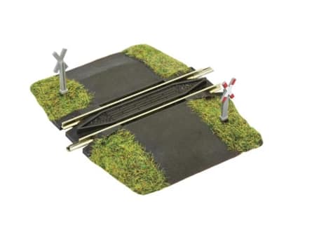 Fleischmann 9499 Railwegovergang geen hekken