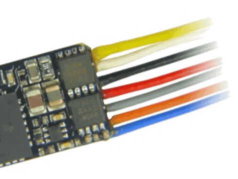 ZIMO MX622F Locdecoder bedraad op 6-Pin