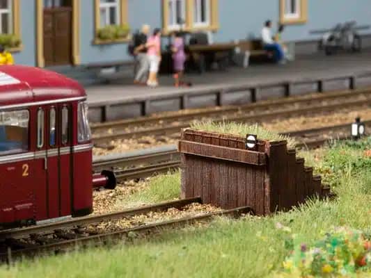 Auhagen AU41665 Buffer of stootblok, hout / Prellbock Holz H0