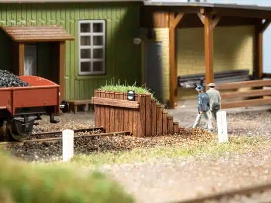 Auhagen AU43670 Buffer of stootblok, hout / Prellbock Holz TT