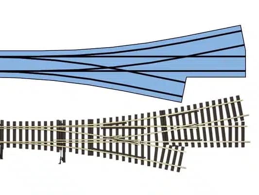 Lenz 45036 Driewegwissel 11,25ยฐ