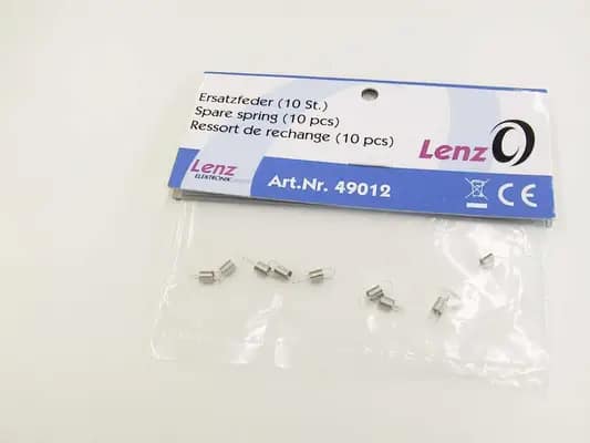 Lenz 49012 Vervangingsveer, Spoor 0 (10 Stuks)