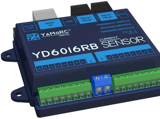 YaMoRC YD6016RB-CS Bezetmeldmodule 16x R-Bus, Stroomdetectie (CS)