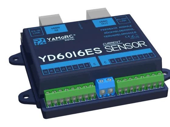 YaMoRC YD6016ES-CS Bezetmeldmodule 16x S88, Stroomdetectie (CS)