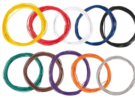 Faller 163780 1:87 DRAAD ASSORTIMENT 004 MMยฒ 10 KLEUREN ร 10 M