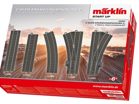 Märklin 24902 C-Gleis Ergänzungspackung C2