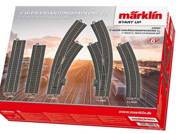 Märklin 24903 C-Gleis Ergänzungspackung C3