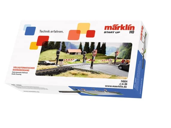Märklin 74924 vormontierter Bahnübergang, 1