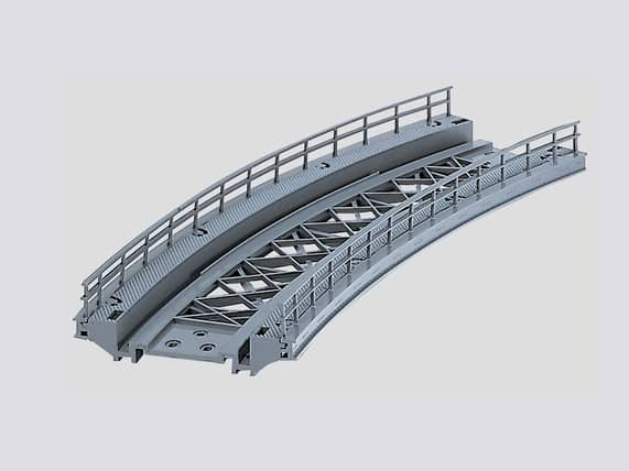 Märklin 7267 Rampenstück geb. r 360 mm