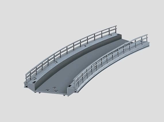 Märklin 74613 Rampenstück geb. r 360 mm