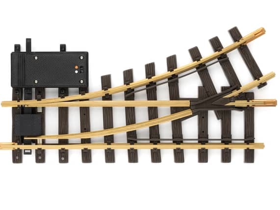 LGB 12150 Elektr.Weiche li.,R1,30Grad