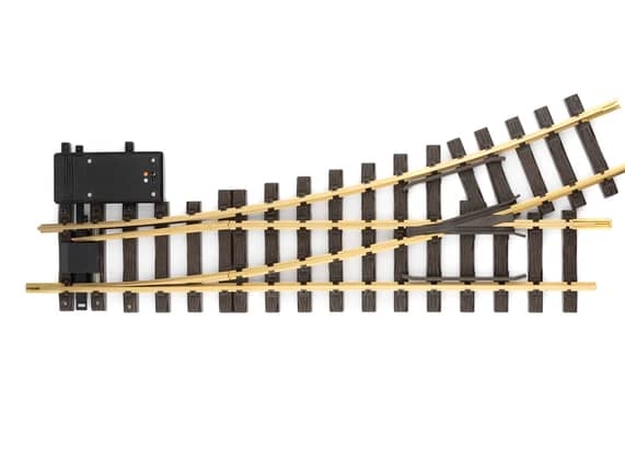 LGB 16150 Elektr.Weiche,li.R3,22.5Grad