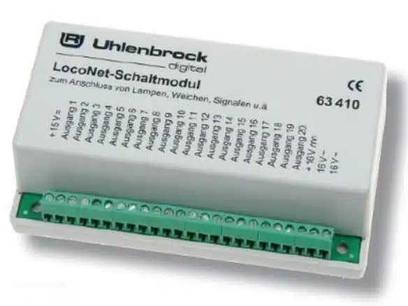 Uhlenbrock 63420 LOCONET ANALOGE SCHAKELMODULE