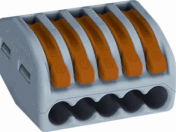 Wago Lasklem 5-voudig