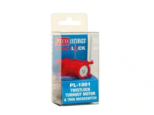 PECO PL-1001 TWISTLOCK TURNOUT MOTOR & MICROSWITCH