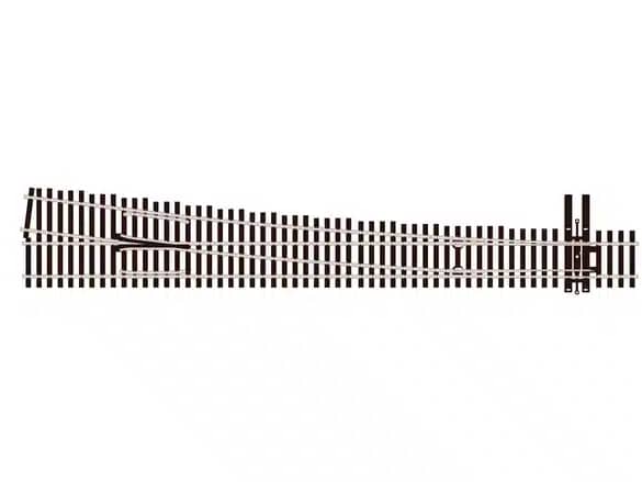 PECO SL-8381 1/76 TURNOUT NO.8 RADIUS R/H 322MM