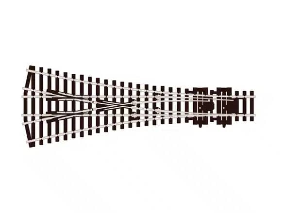 PECO SL-99 1/76 TURNOUT 3 WAY MEDIUM RADIUS 220MM