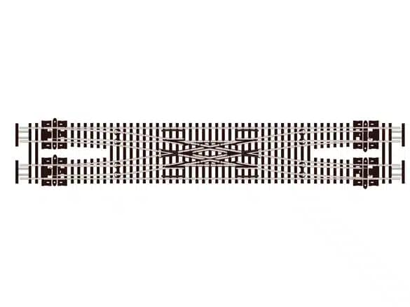PECO SL-E383F 1/160 CROSSING SCISSORS MEDIUM RADIUS 271MM