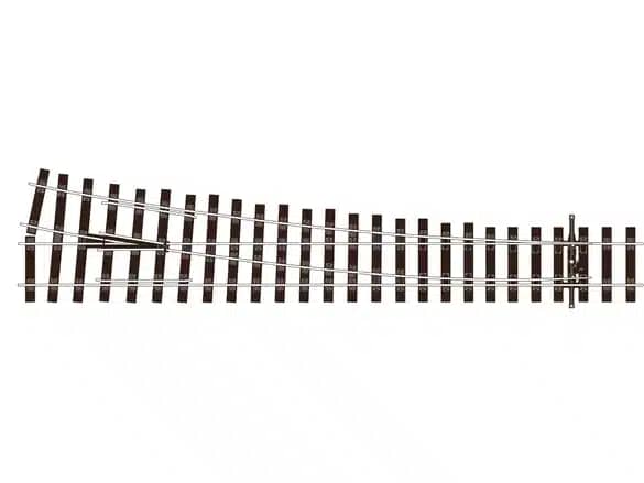 PECO SL-U1188 1/76 TURNOUT BULLHEAD LARGE RADIUS R/H 258MM