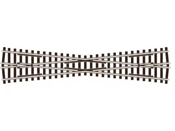 PECO SL-U1294 1/120 CROSSING S/L C55 TURNOUT LONG UNI 180MM