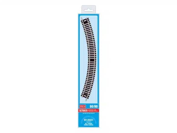 PECO ST-2021 1/76 CURVE DOUBLE NO.1 RADIUS 371MM 4 PCS.