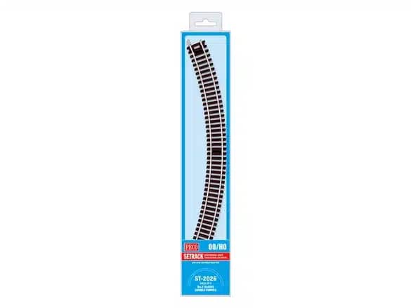 PECO ST-2026 1/76 CURVE DOUBLE NO.2 RADIUS 438MM