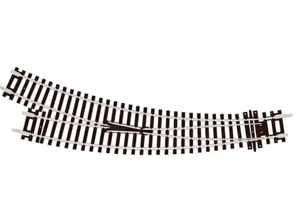 PECO ST-244 1/76 TURNOUT CURVED R/H