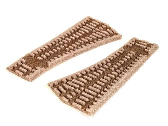 PECO ST-255 1/76 TURNOUT BALLAST INLAY R/H NO.2 RADIUS 438MM