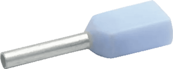 Adereindhuls dubbel 0,75 mm2 (zak 100 stuks) 1 Adereindhuls dubbel 0,75 mm2 (zak 100 stuks)