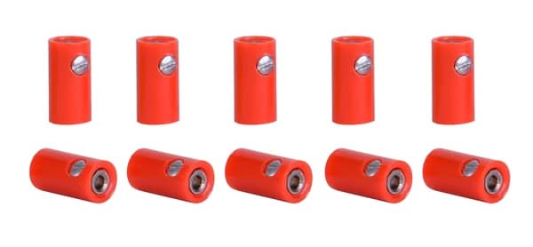 Viessmann 6880 Muffen rot, 10 Stueck