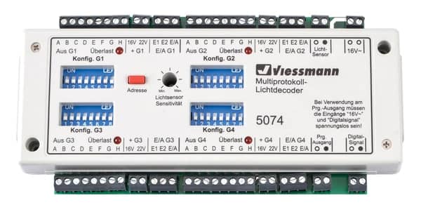 Viessmann 5074 Multiprotokol-Lichtdecoder 1 Viessmann 5074 Multiprotokol-Lichtdecoder