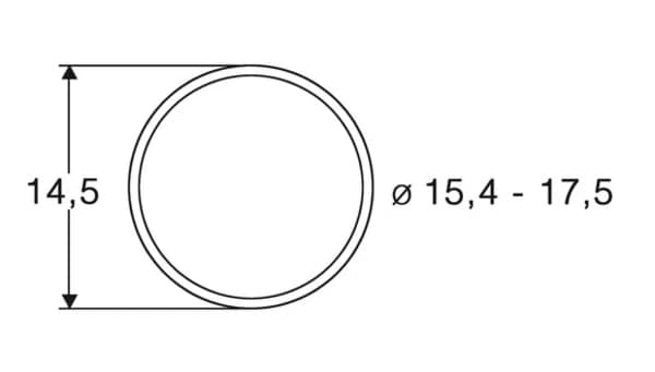 Roco 40076 Antislipbandjes 15.4-17.5mm