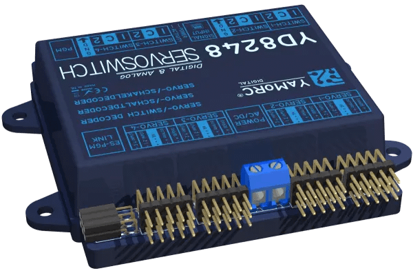 YaMoRC YD8248 Servo decoder 4x servo + 8x licht - Afbeelding 4