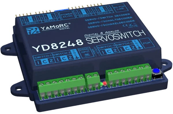 YaMoRC YD8248 Servo decoder 4x servo + 8x licht