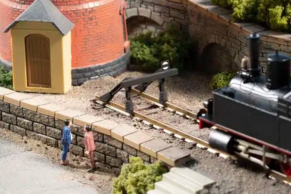 Auhagen AU43668 Buffer of stootblok / Prellbock (2 st.) TT 1 Auhagen AU43668 Buffer of stootblok / Prellbock (2 st.) TT