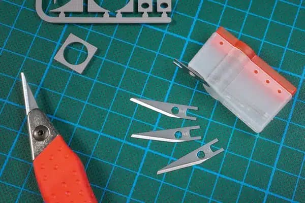 Auhagen AU90006 Navulling mes #90005 kort / Wechselklingen kurz (10 st.) 1 Auhagen AU90006 Navulling mes #90005 kort / Wechselklingen kurz (10 st.)